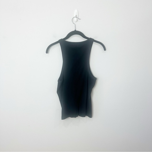 Jcrew Favorite Tank Top Black Ribbed - Picture 3 of 5